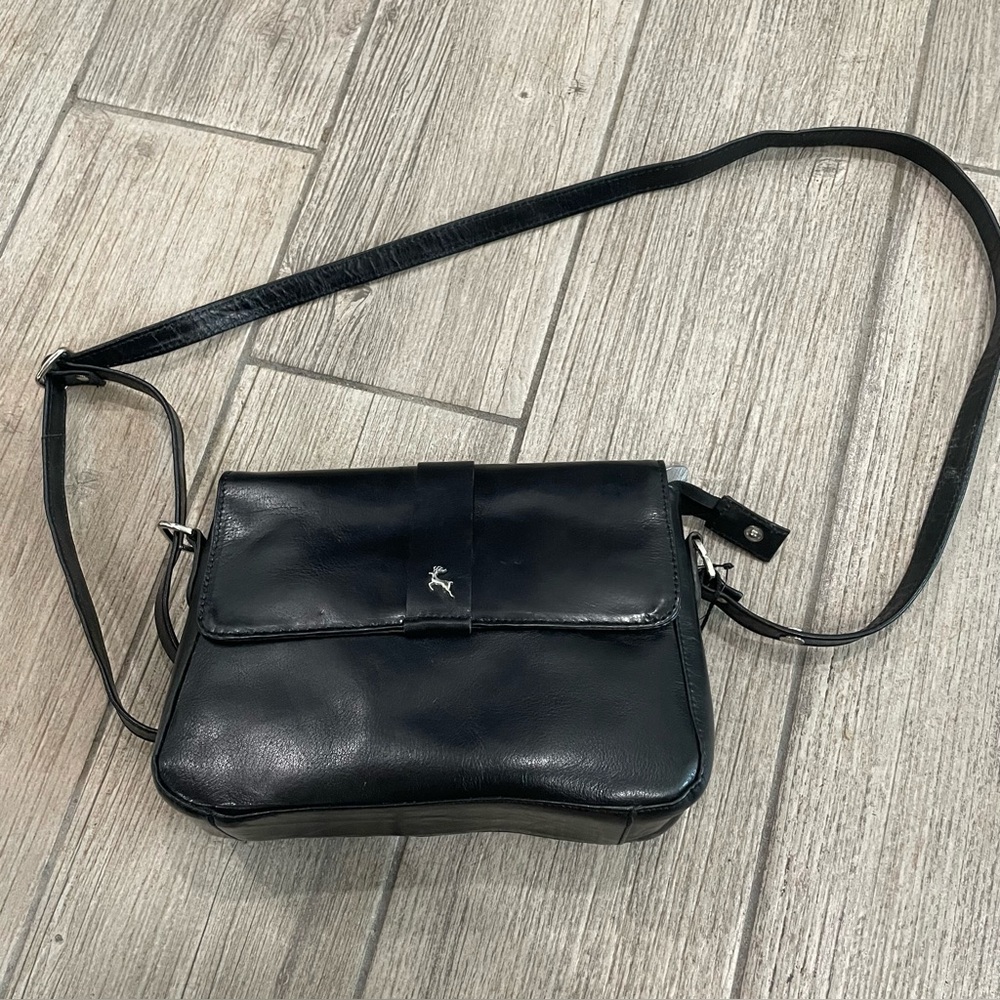 Ashwood genuine leather cross body bag nwot